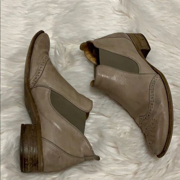 PAUL GREEN NUBUCK LEATHER SHOES Size 8.5 - Picture 2 of 7